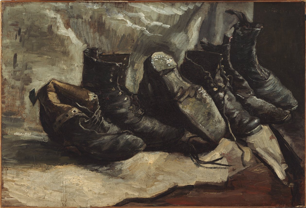 Tre paia di scarpe da Vincent van Gogh