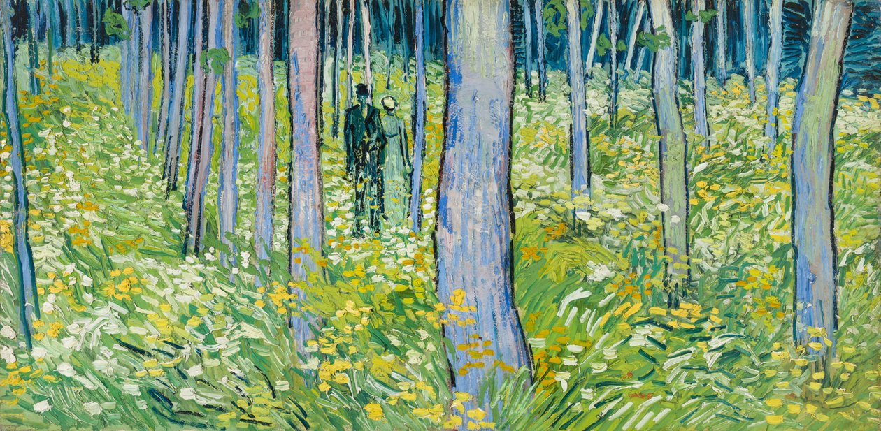 Sottobosco con due figure da Vincent van Gogh