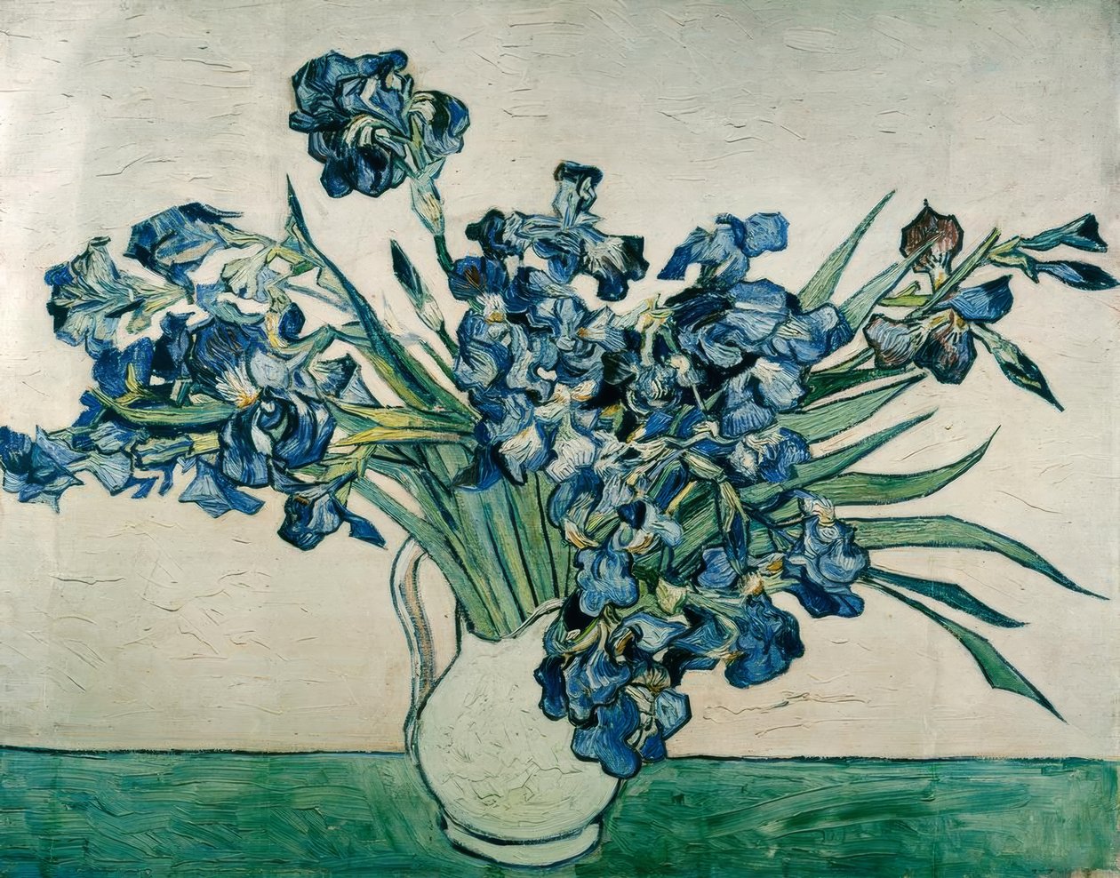 Vaso con iris da Vincent van Gogh