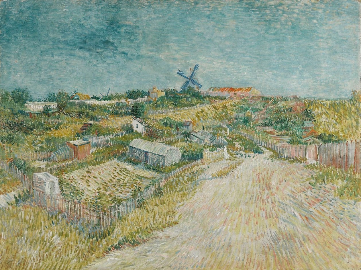 Orti a Montmartre da Vincent van Gogh