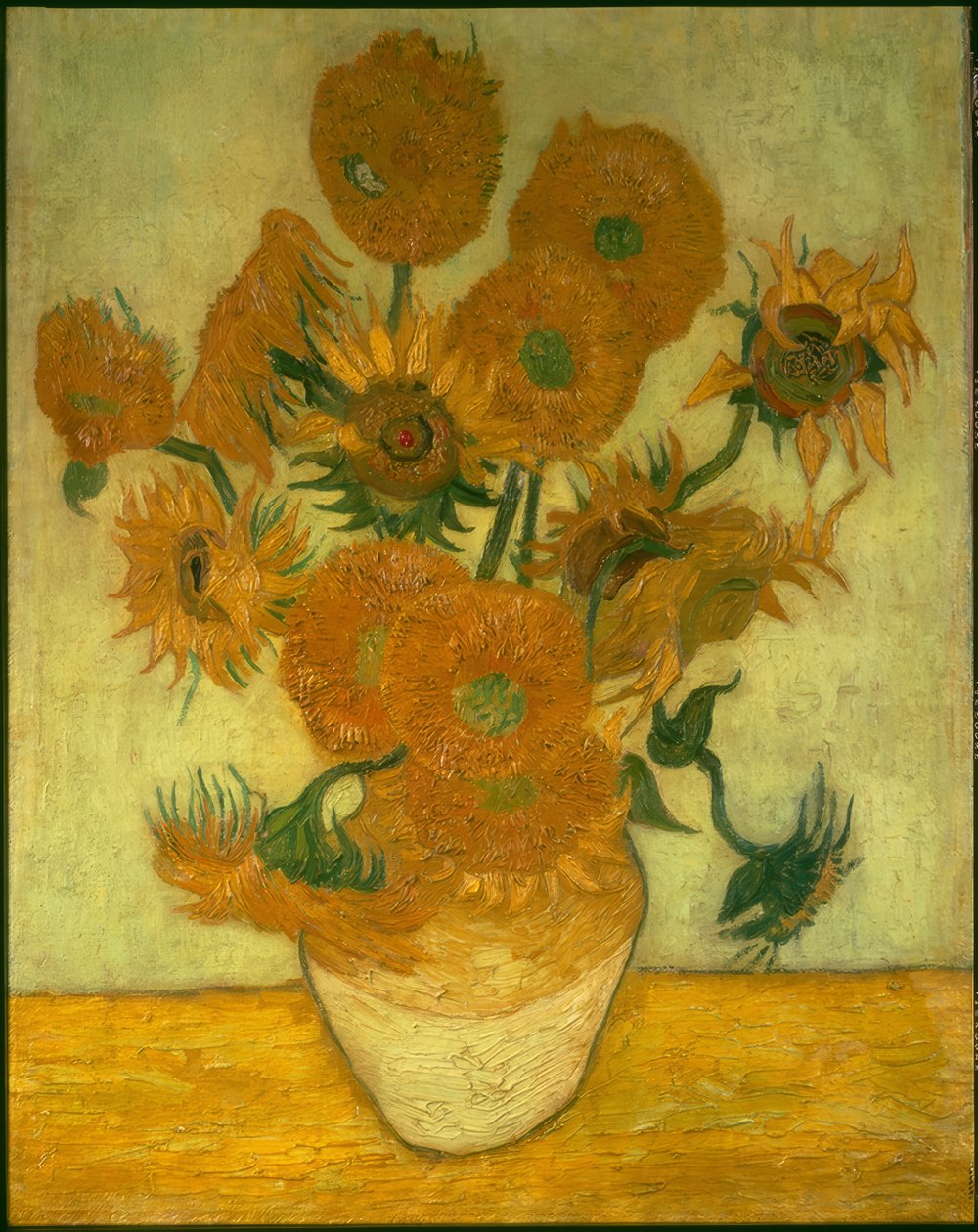 Quattordici girasoli in un vaso da Vincent van Gogh