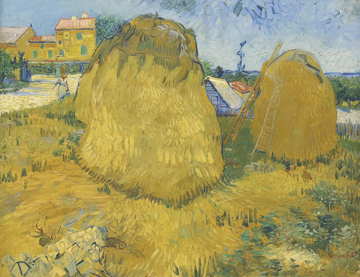 Covoni di Grano in Provenza, c.1888 da Vincent van Gogh