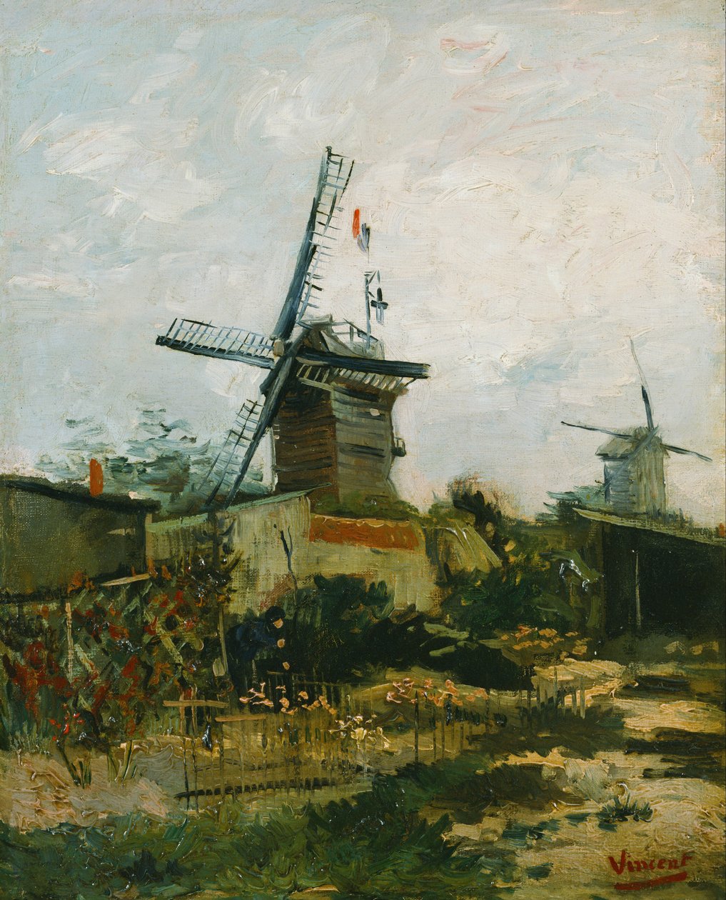 Mulini a vento a Montmartre da Vincent van Gogh