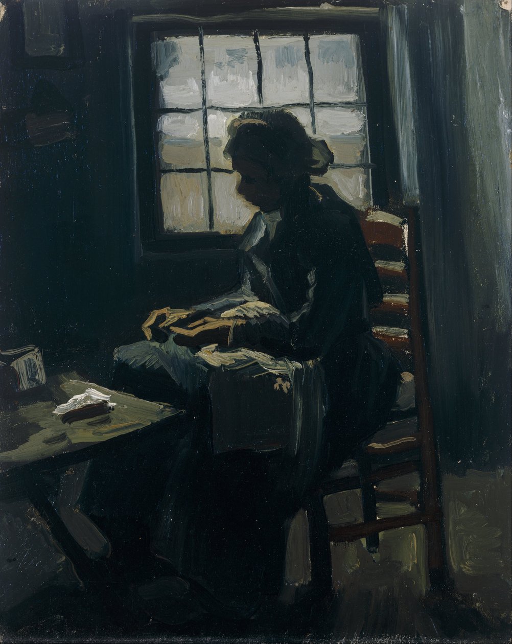 Donna che cuce da Vincent van Gogh