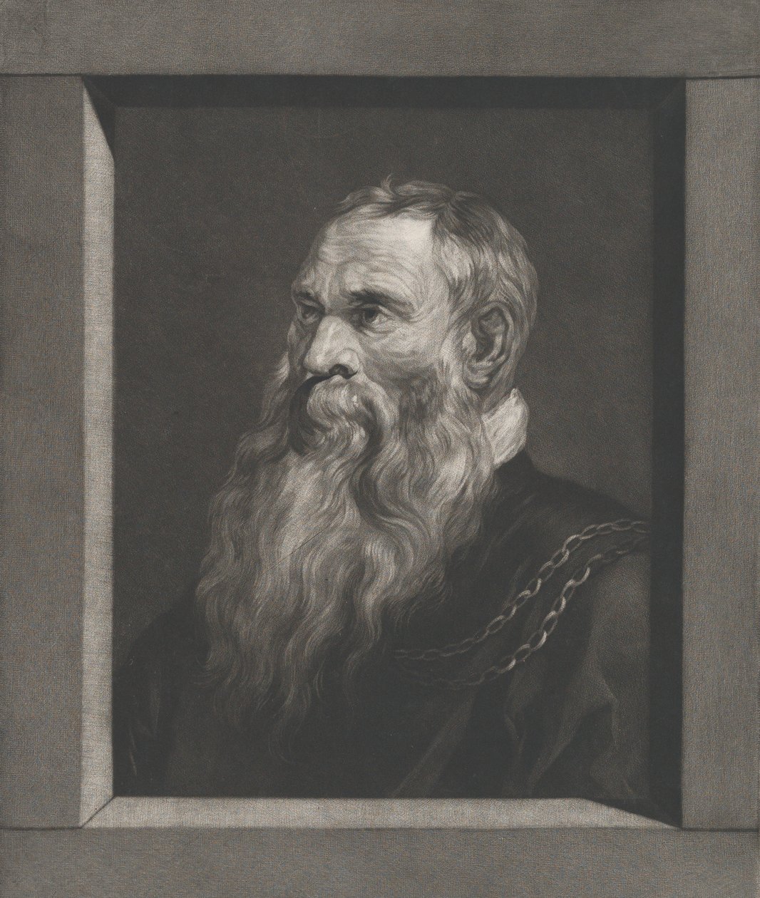 Ritratto di un Vecchio con la Barba da Vincenz Georg Kininger