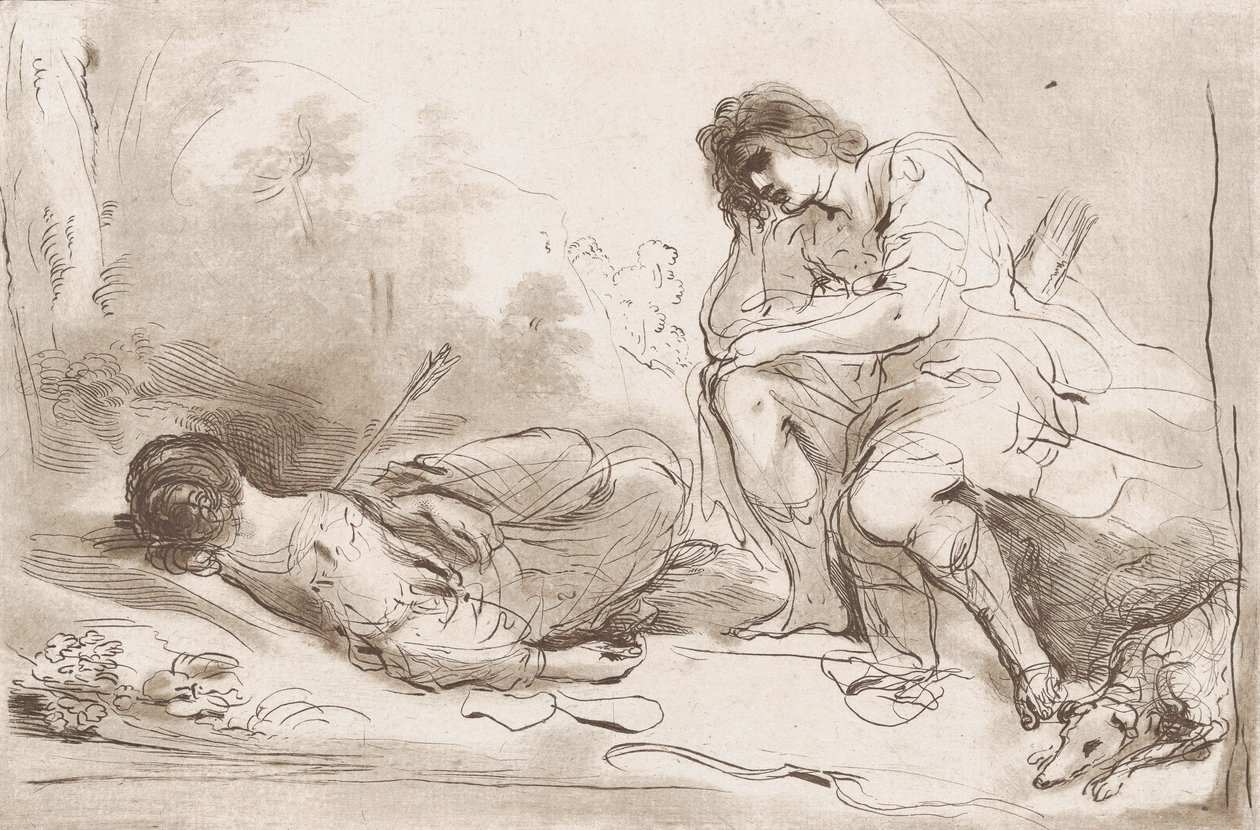 Cefalo e Procri, 1764-98 da Vincenzio Vangelisti