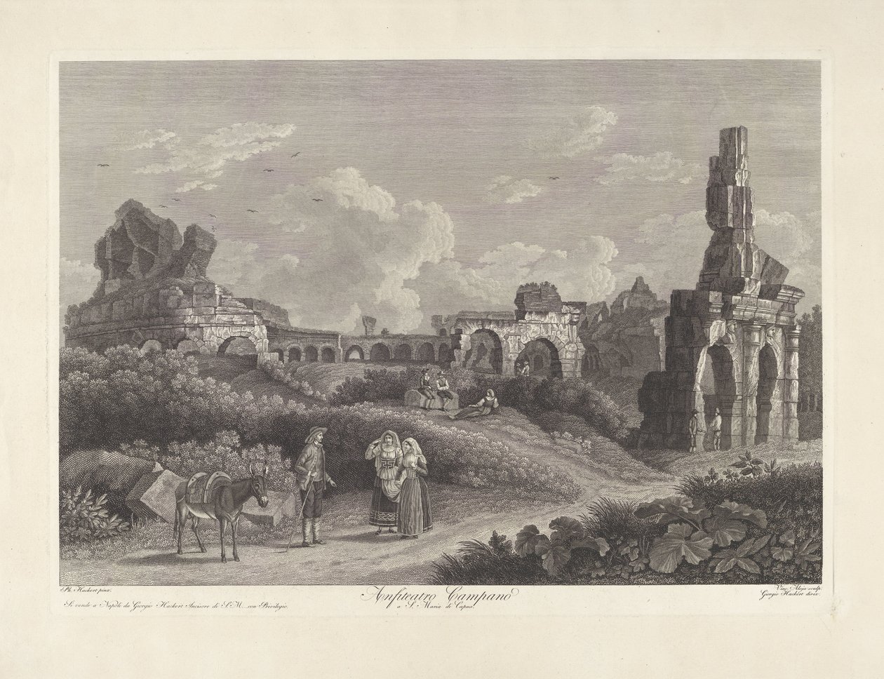 Anfiteatro di Capua da Vincenzo Alloja