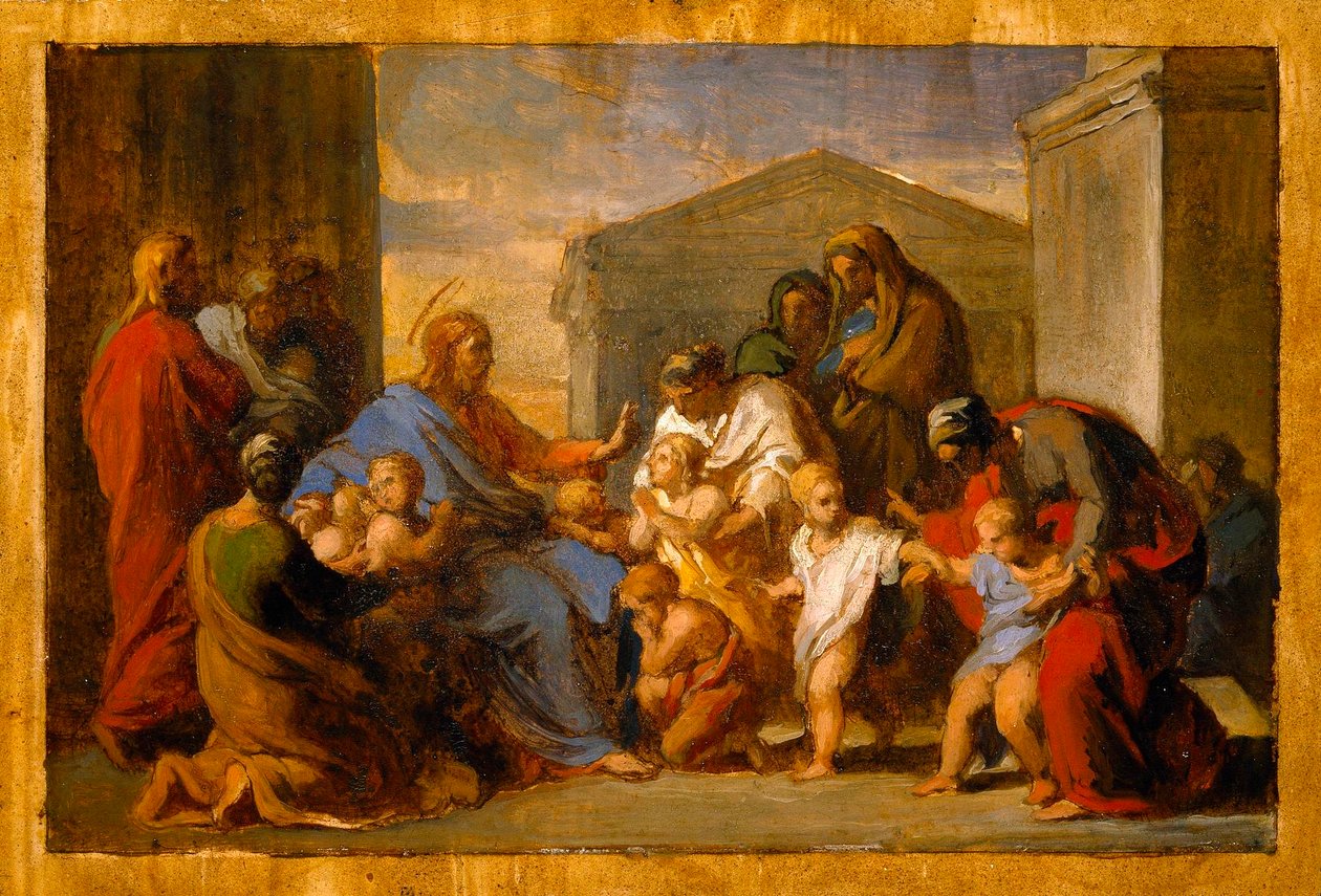 Christus segnet die Kinder da Vincenzo Camuccini
