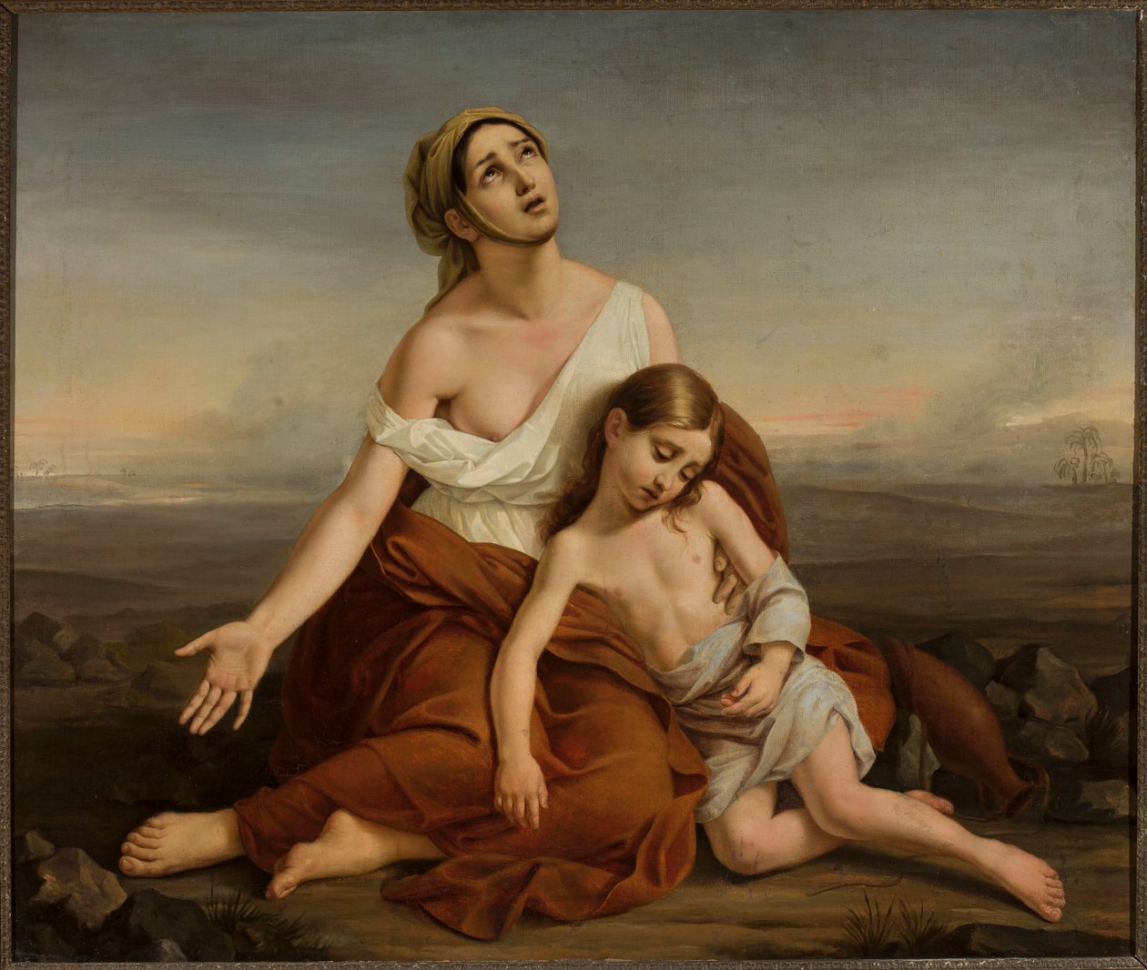 Agar nel deserto da Vincenzo Camuccini