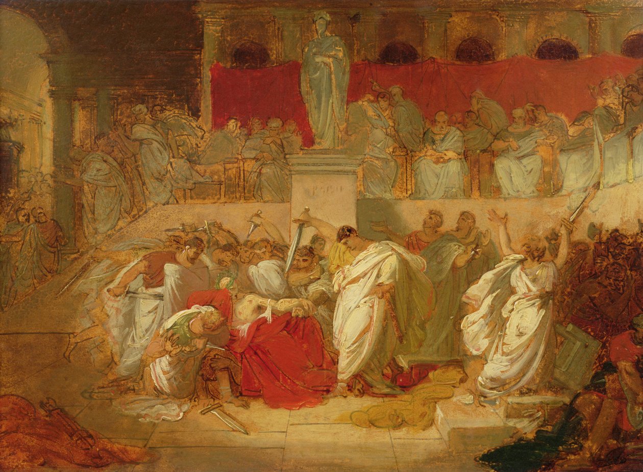 La morte di Cesare da Vincenzo Camuccini