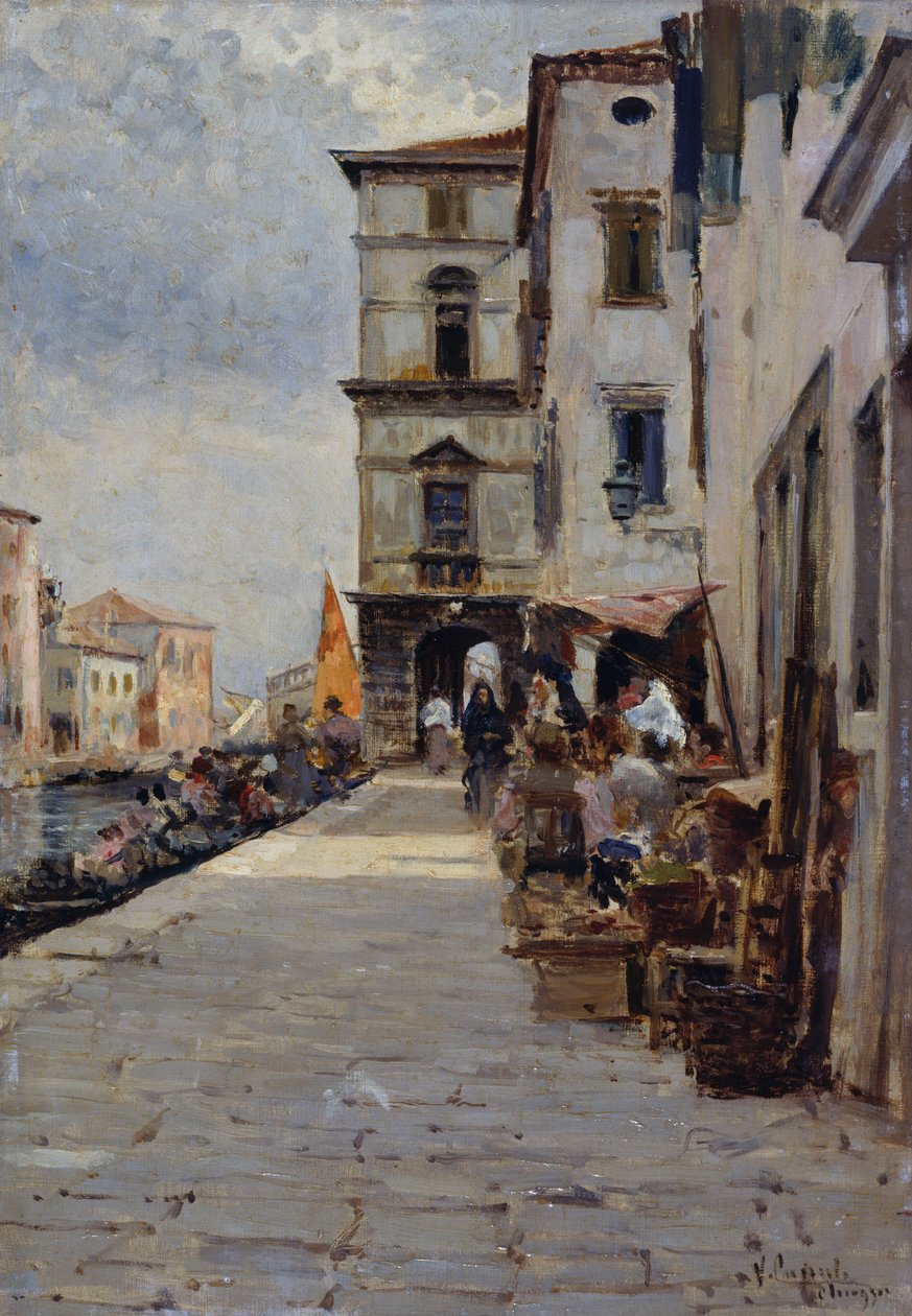 Mercato a Chioggia da Vincenzo Caprile