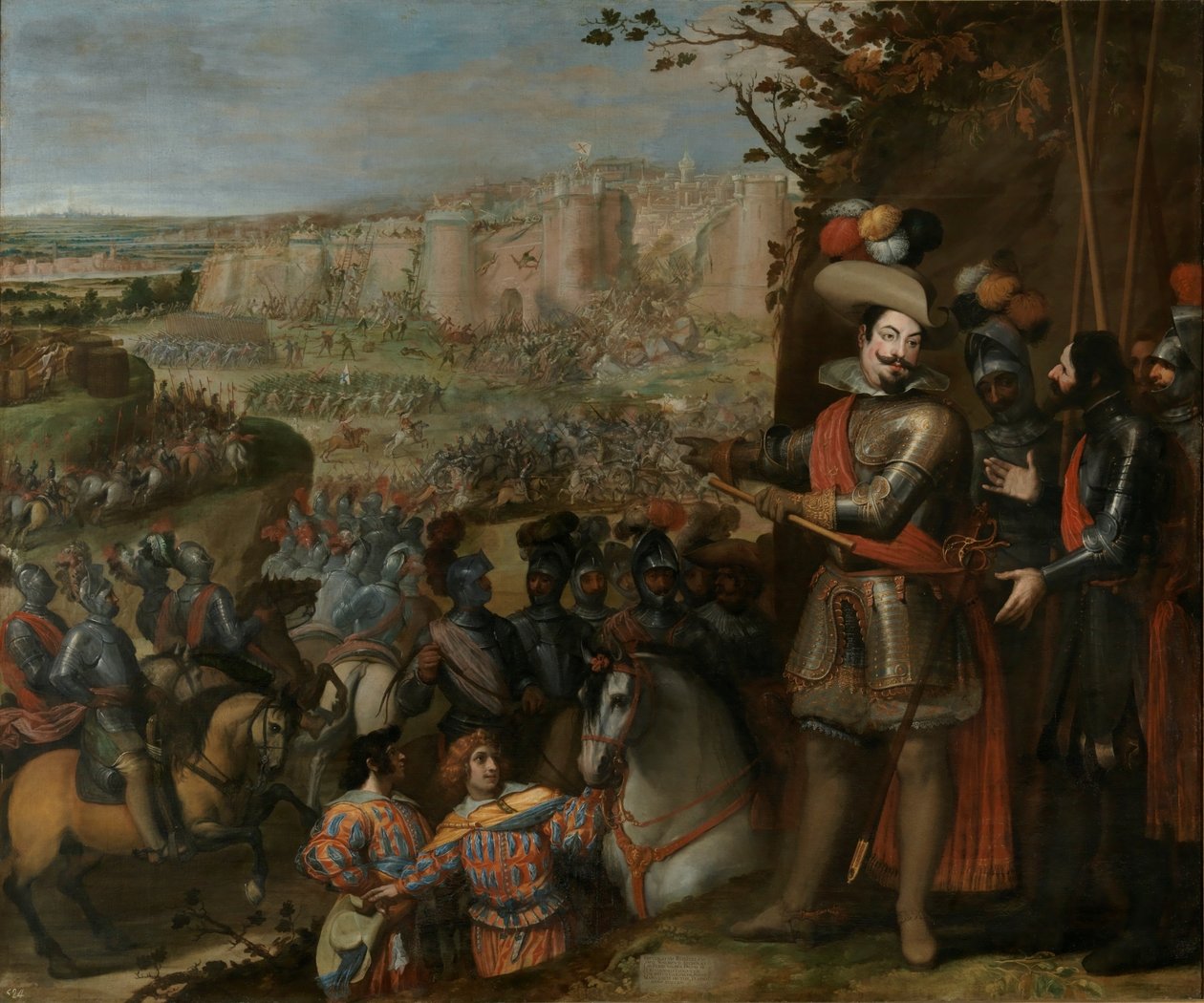 La presa di Rheinfelden (1633) da parte delle truppe del duca di Feria. da Vincenzo Carducci