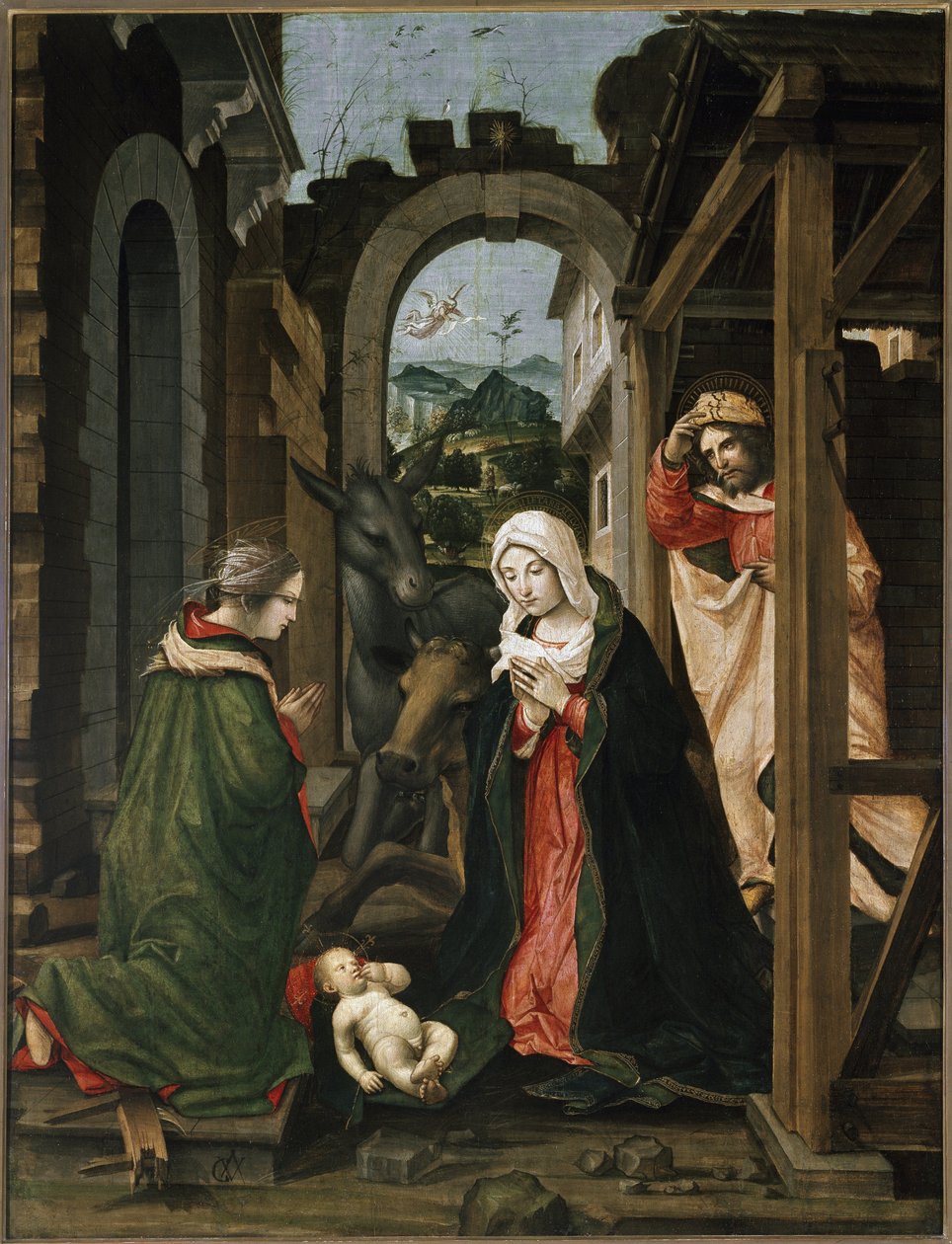 Natività con Santa Caterina d