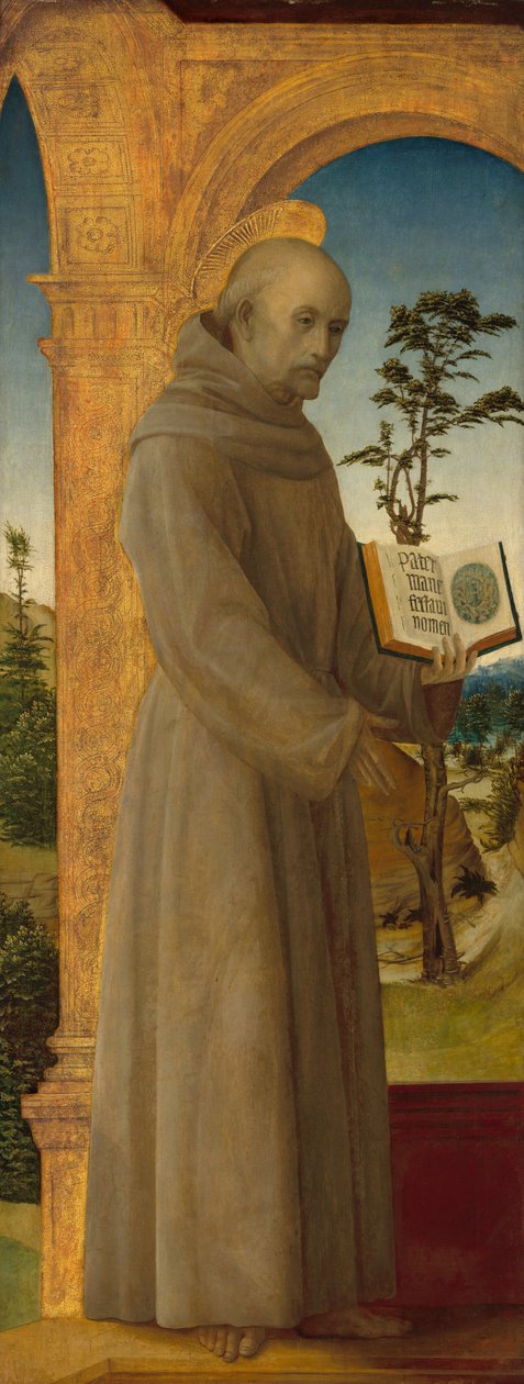 San Bernardino da Siena, c. 1495-1500 da Vincenzo Foppa