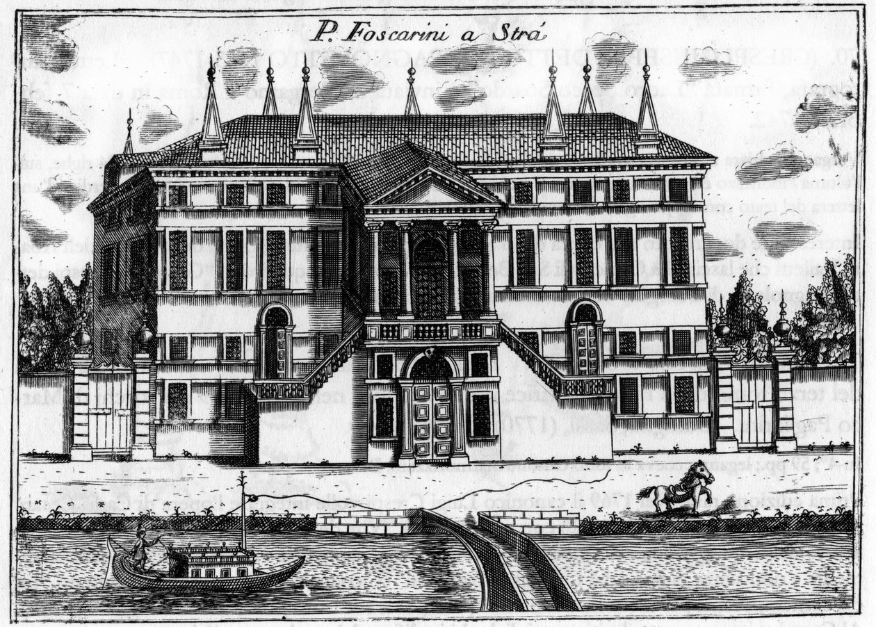 Il palazzo Foscarini a Stra vicino a Venezia in 
