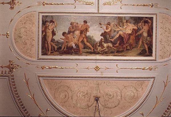 Soffitto della Sala della Musica Pompeiana da Vincenzo Valdre