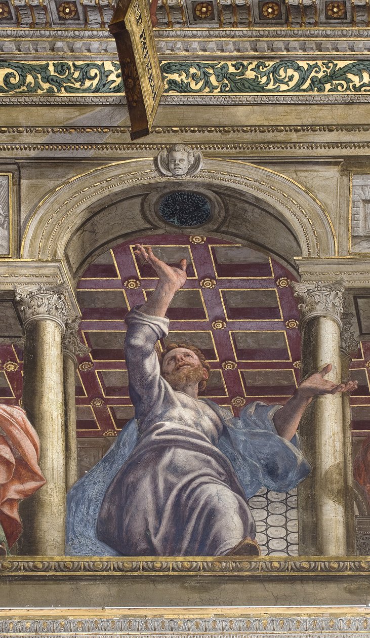 Santi (affresco) (dettaglio) da Vincenzo and Antonio  Campi