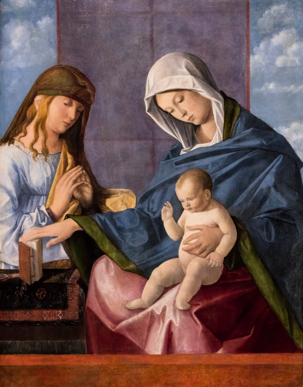 Vergine con Bambino e un Santo da Vincenzo di Biagio Catena