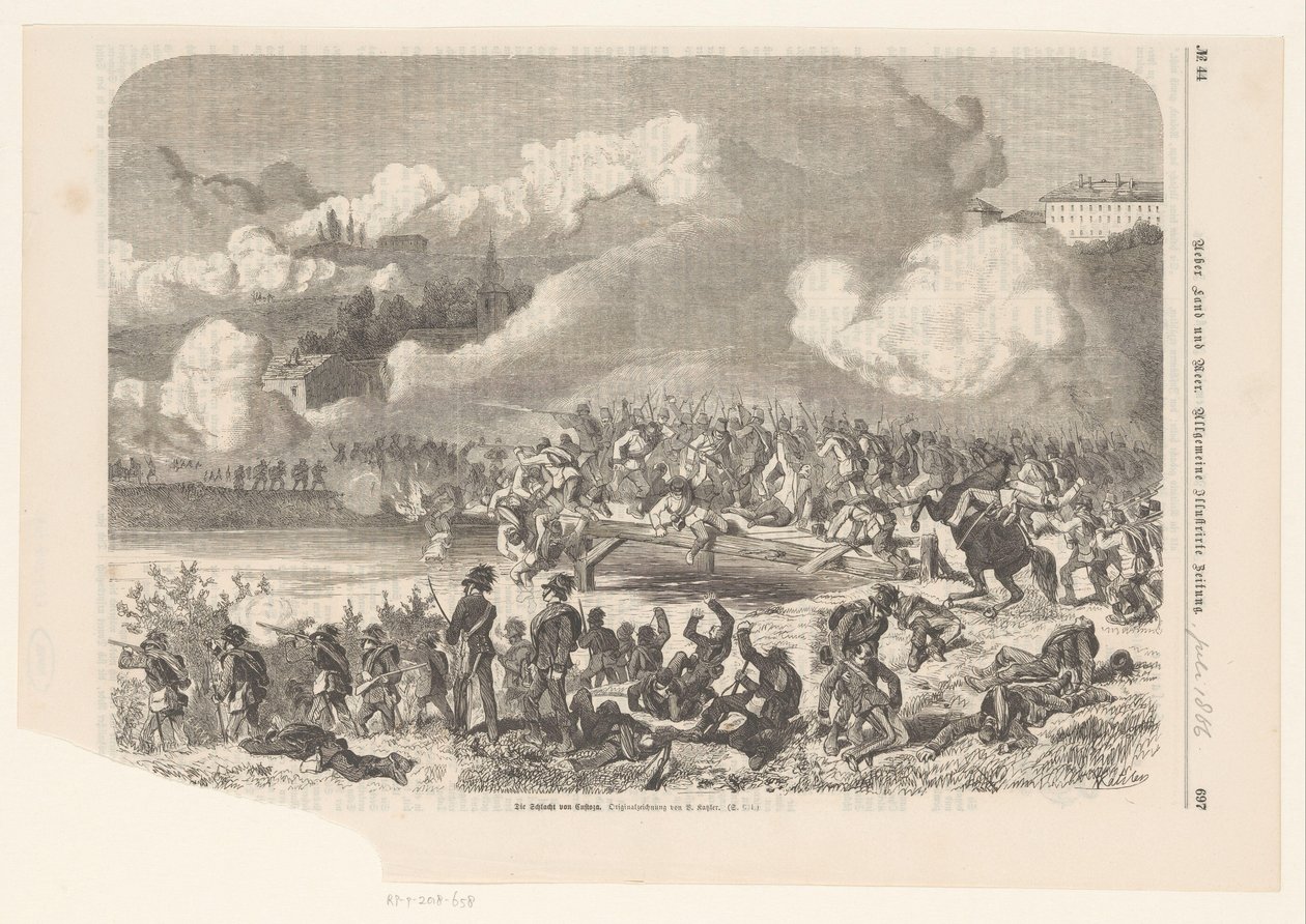 Battaglia di Custoza, 1866 da Vinzenz Katzler
