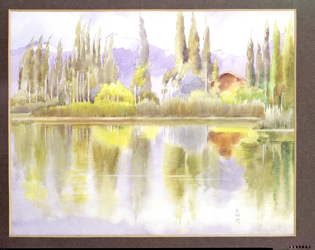 Lago Dal, Kashmir da Violet M. Minchin