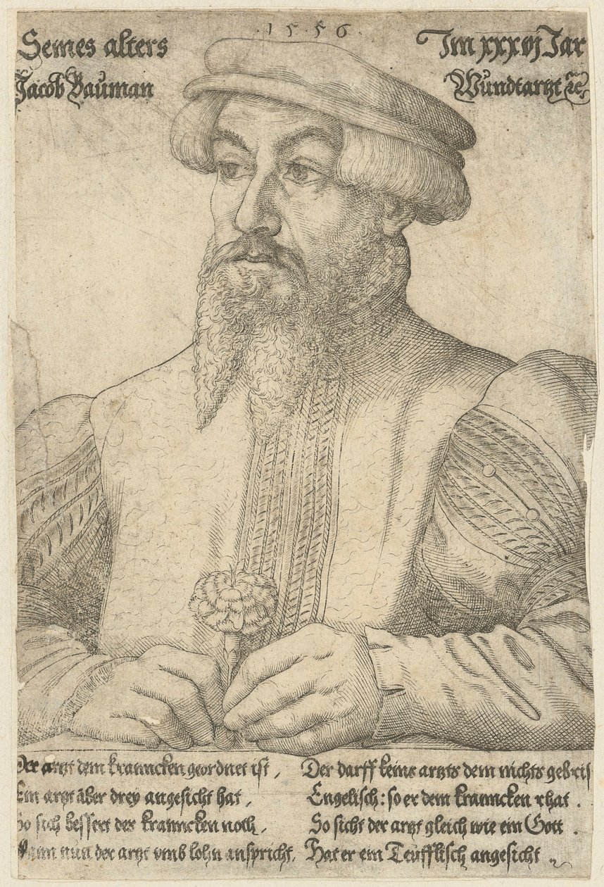 Ritratto di Jakob Baumann da Virgil Solis