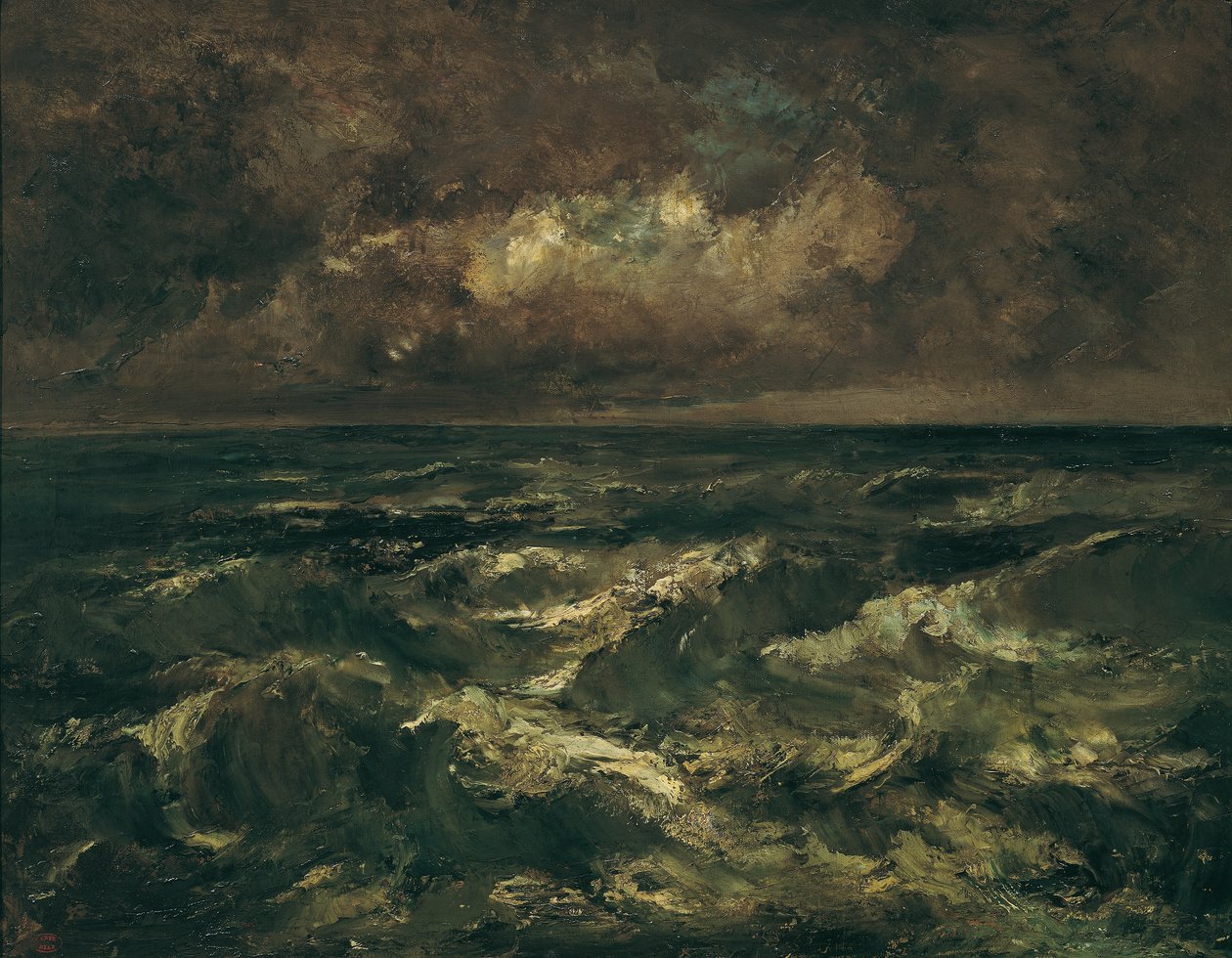 Mare tempestoso da Virgilio Narcisso Díaz de la Peña