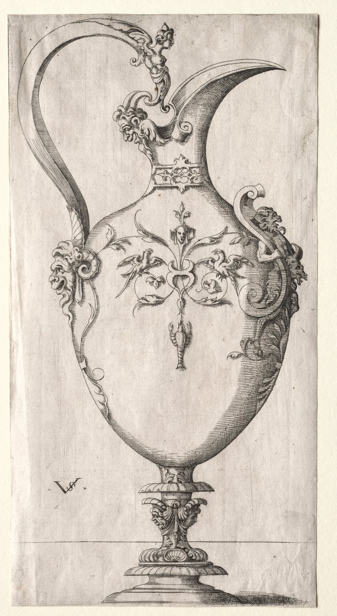 Progetto per una brocca da Virgilius Solis