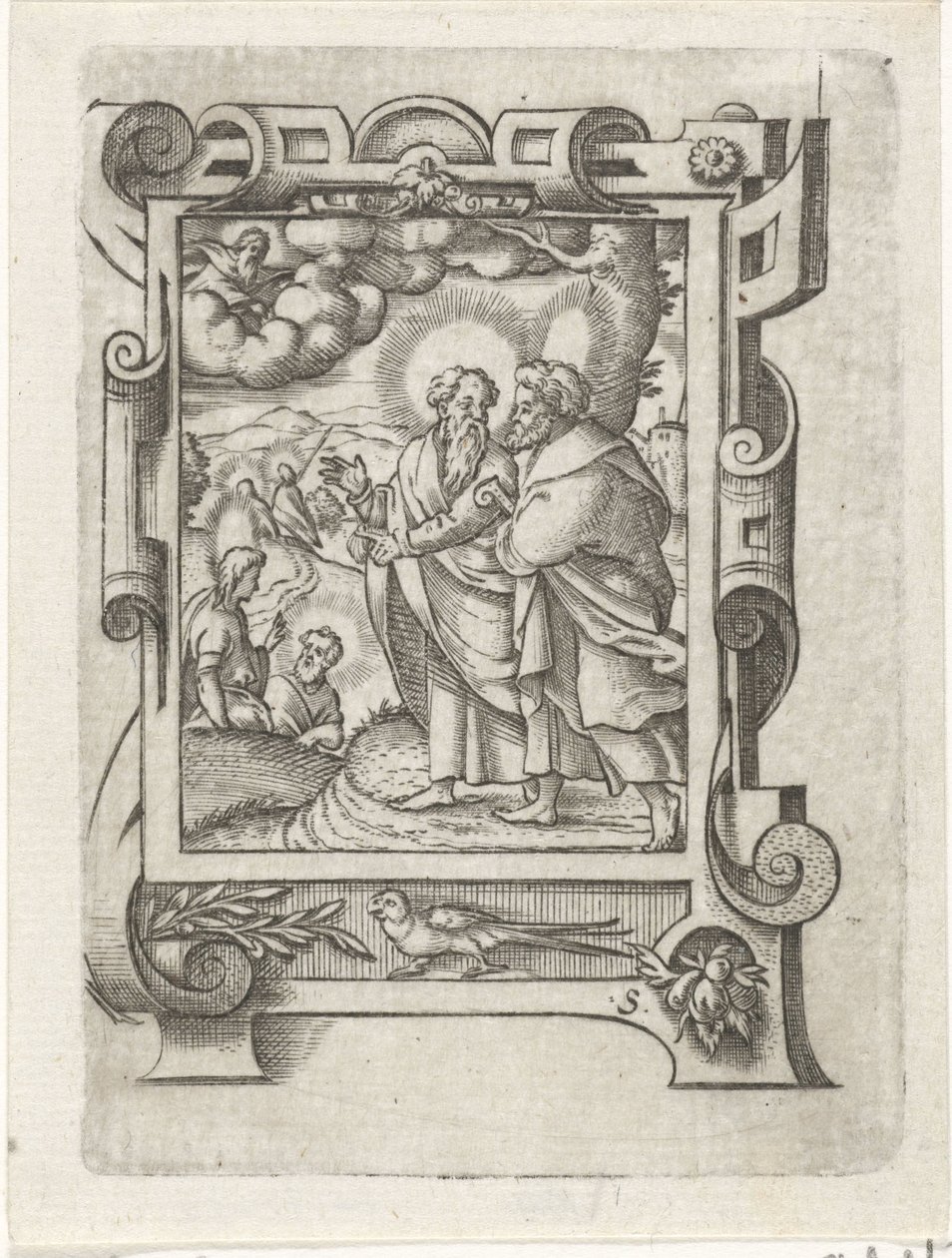 Esodo dei discepoli da Virgilius Solis