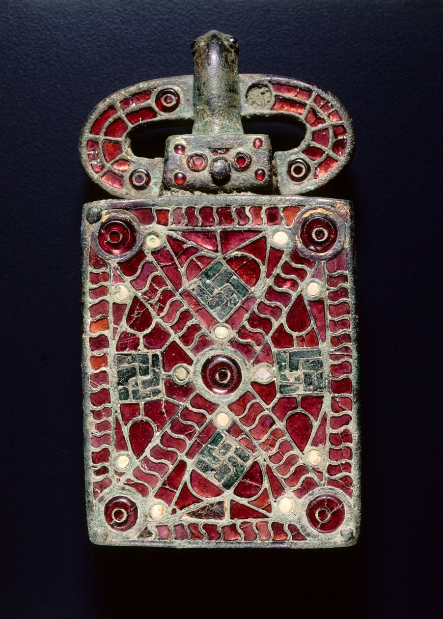 Fibbia per cintura, c.525-560 da Visigothic Visigothic