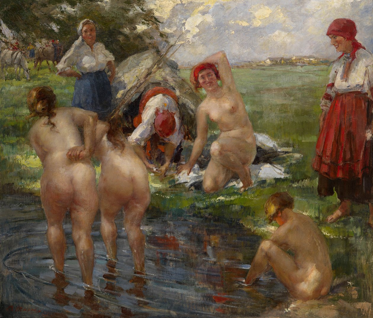 Bagnanti da Vitali Gavrilovich Tikhov