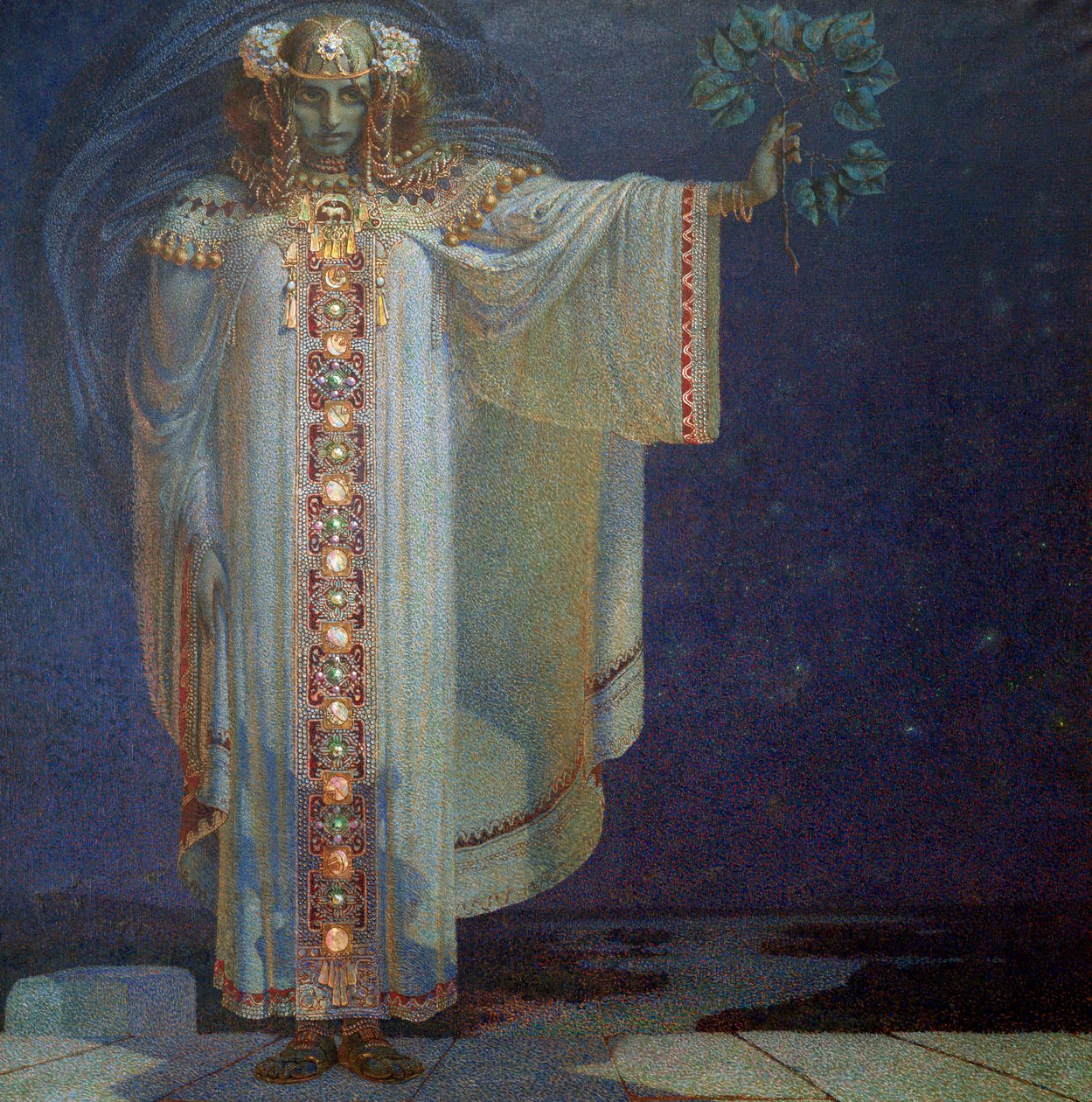 La profetessa Libuse, 1893 da Vítězslav Karel Mašek