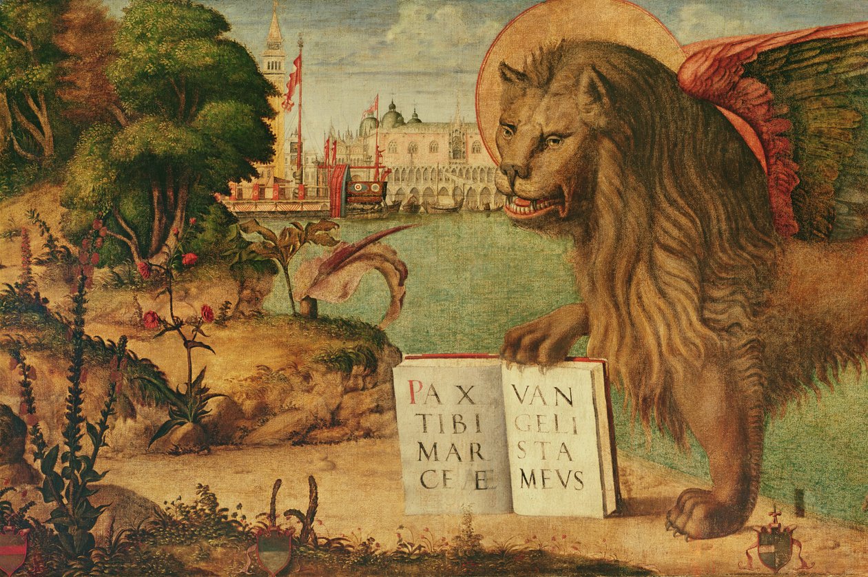 Il leone di San Marco, 1516 (dettaglio) da Vittore Carpaccio