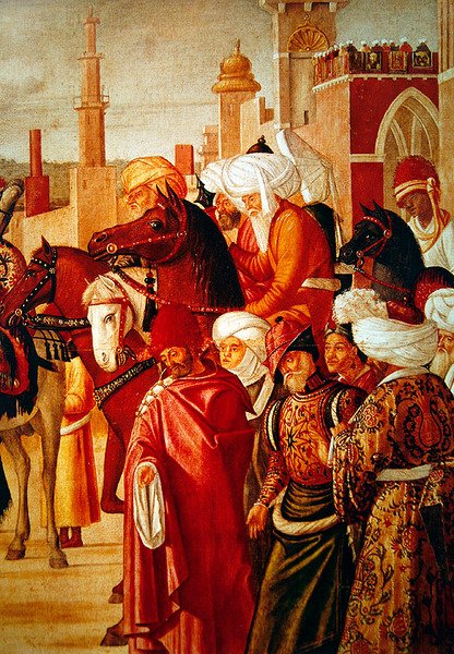 (dettaglio) del Trionfo di San Giorgio, 1501-07 da Vittore Carpaccio