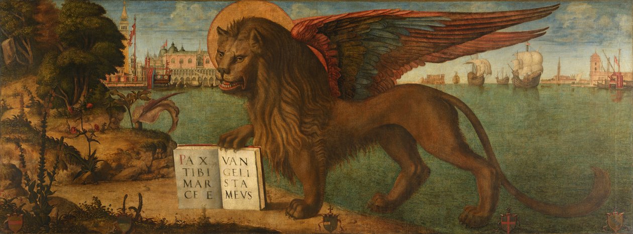 Leone marciano andante da Vittore Carpaccio