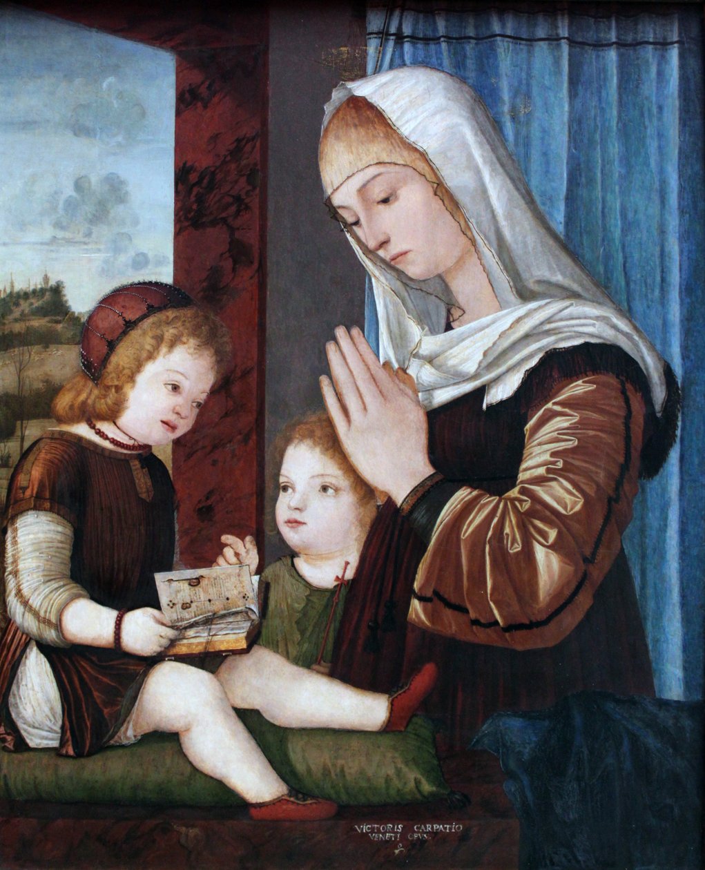 Madonna con Bambino e San Giovannino da Vittore Carpaccio