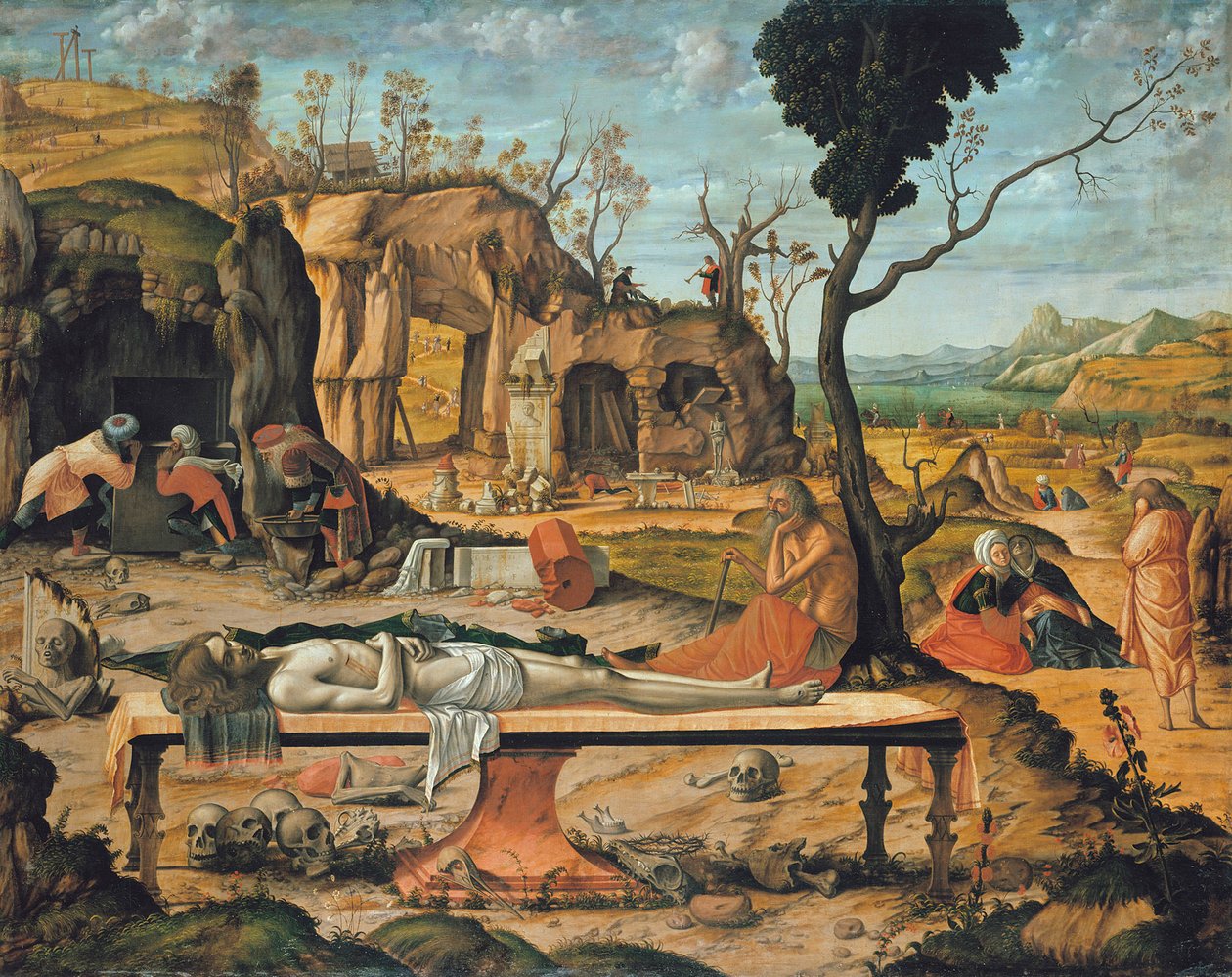 Preparazione della tomba di Cristo da Vittore Carpaccio