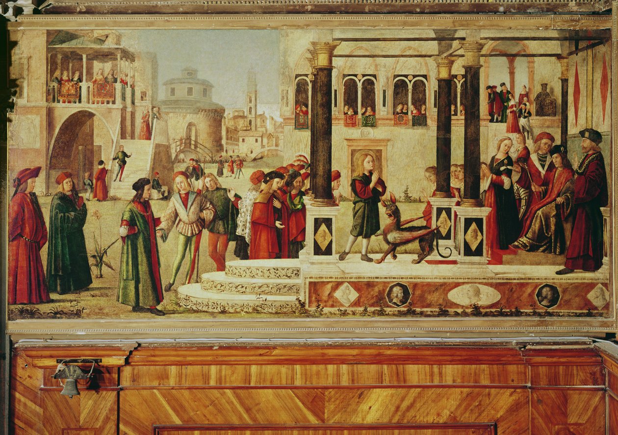 Il miracolo di San Trifonio da Vittore Carpaccio
