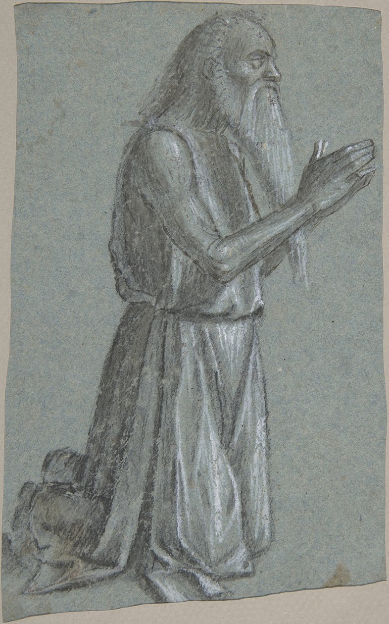 San Girolamo (recto), Soldato con una lancia (verso) da Vittore Carpaccio
