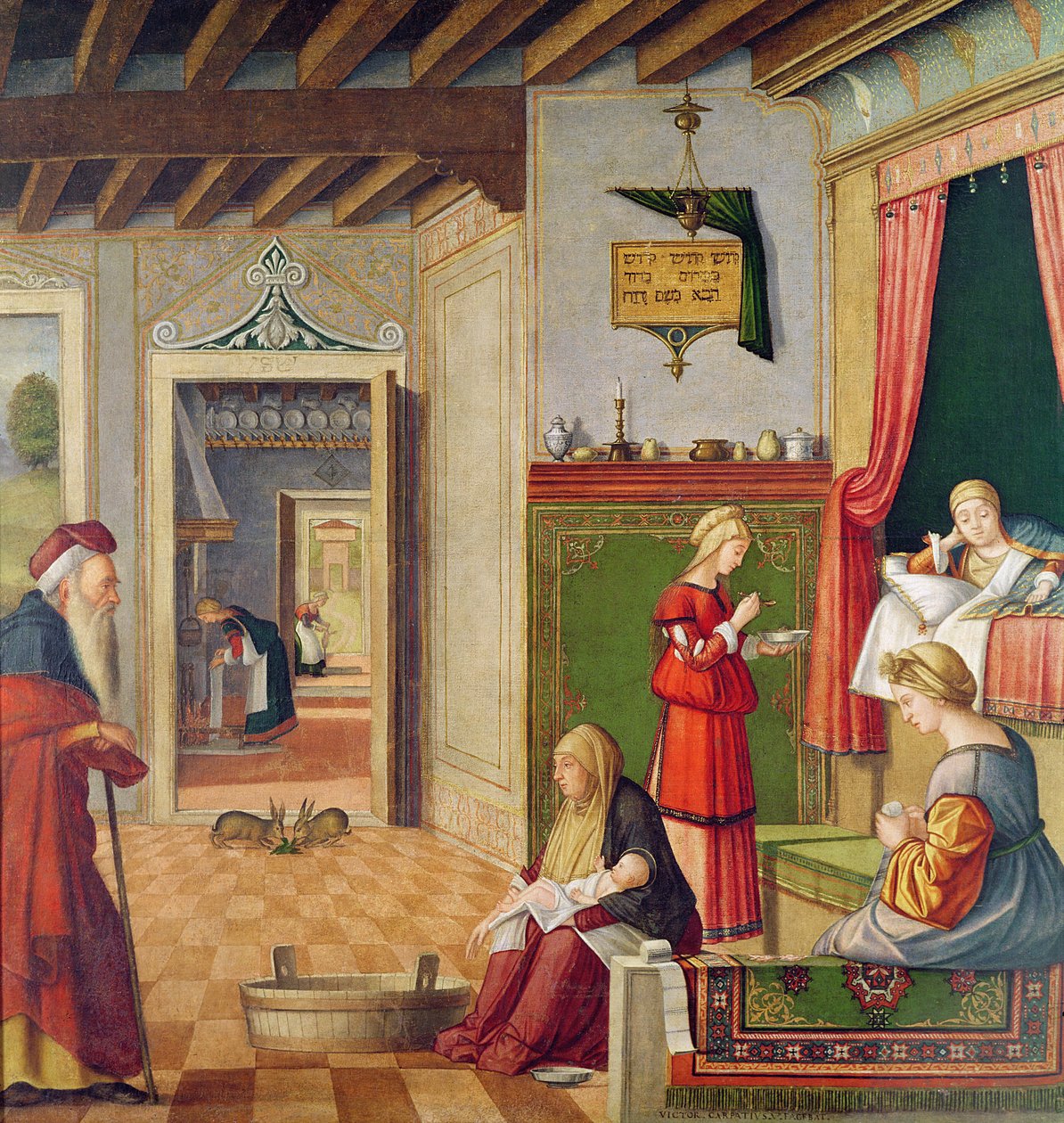 La Nascita della Vergine da Vittore Carpaccio
