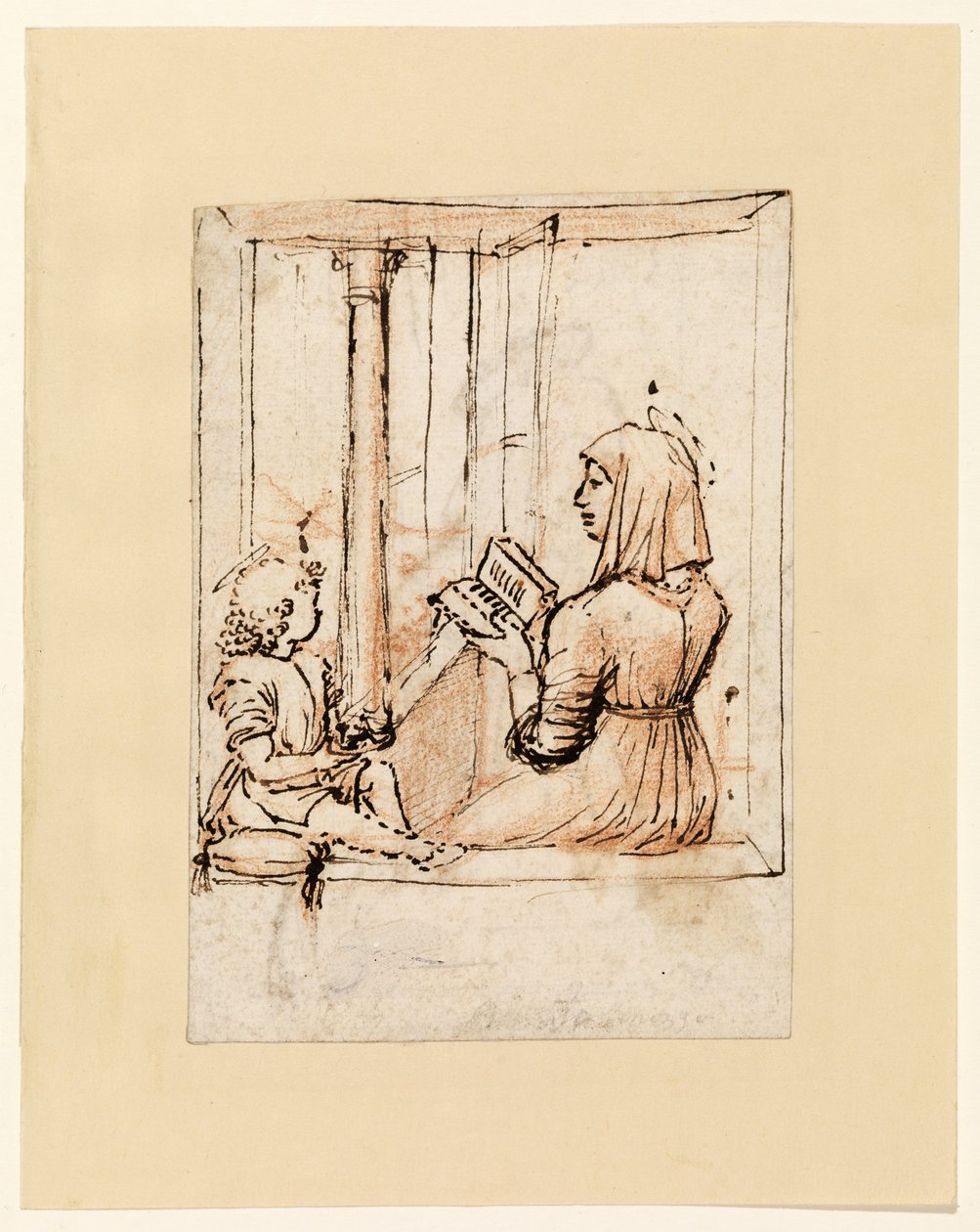 Vergine Maria che legge al Bambino Gesù da Vittore Carpaccio