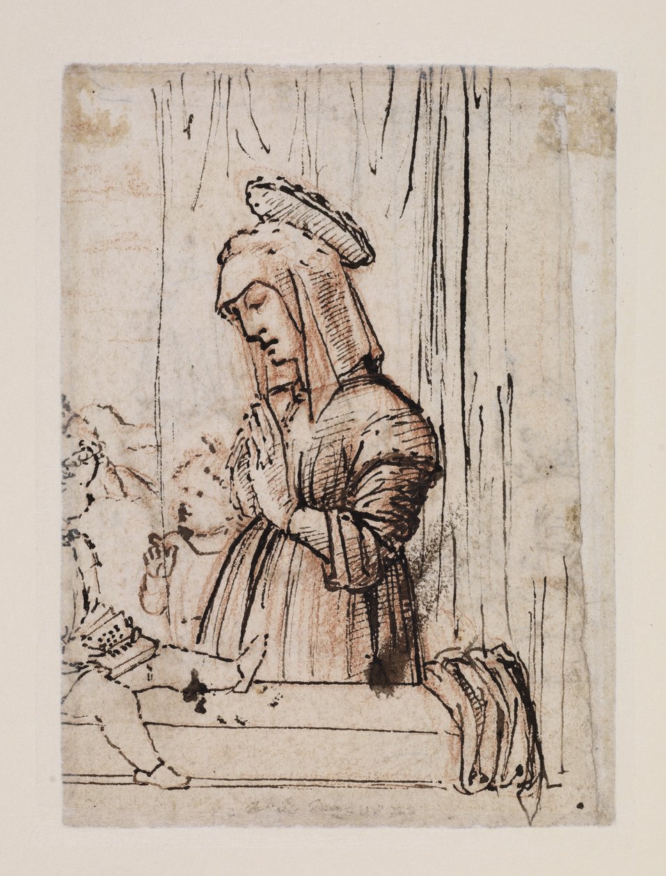 Vergine che adora il Bambino Gesù con San Giovanni, fine 1480 - inizio 1490 da Vittore Carpaccio
