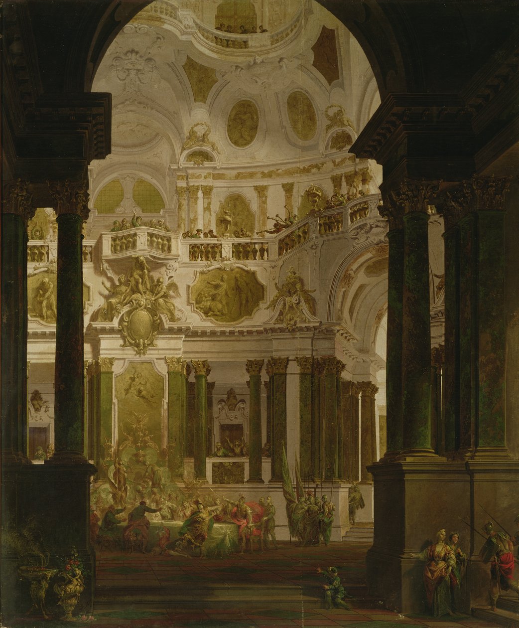 Il banchetto di Baldassarre da Vittorio Maria Bigari