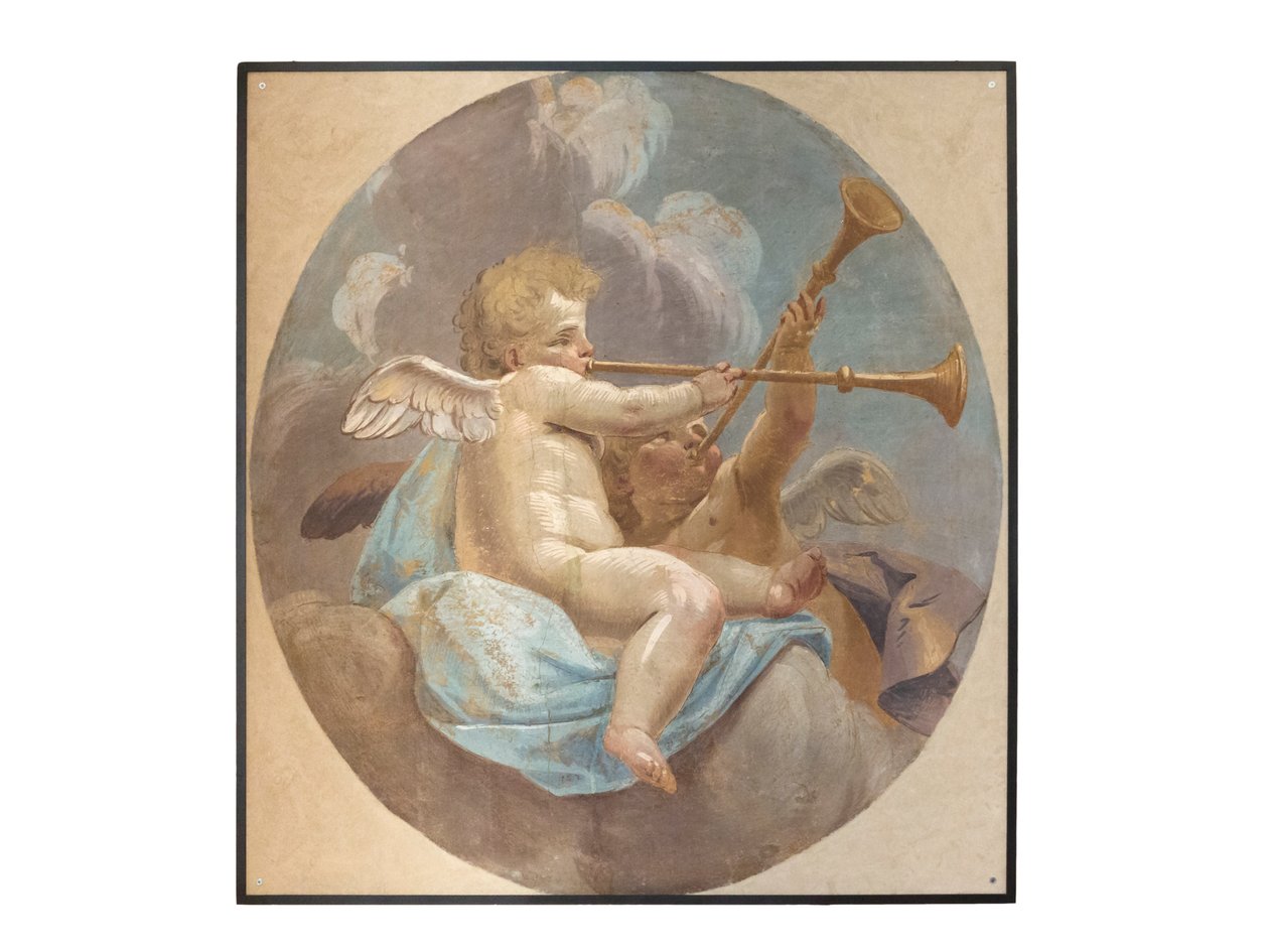 Affreschi di angeli, originariamente dalla chiesa di Sant