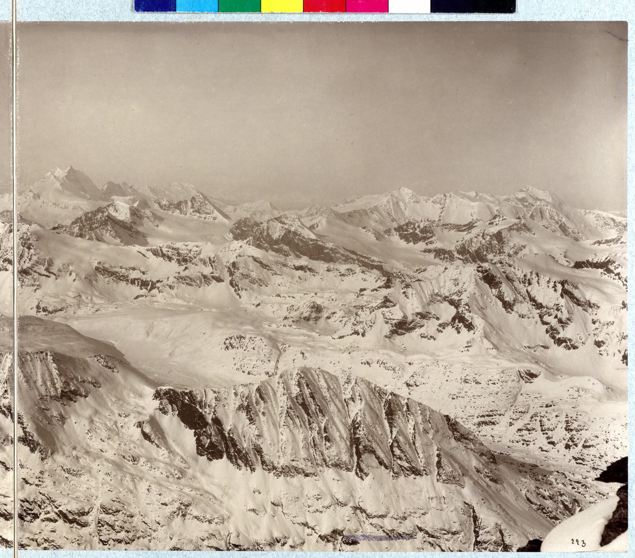 Panorama delle Alpi da Vittorio Sella