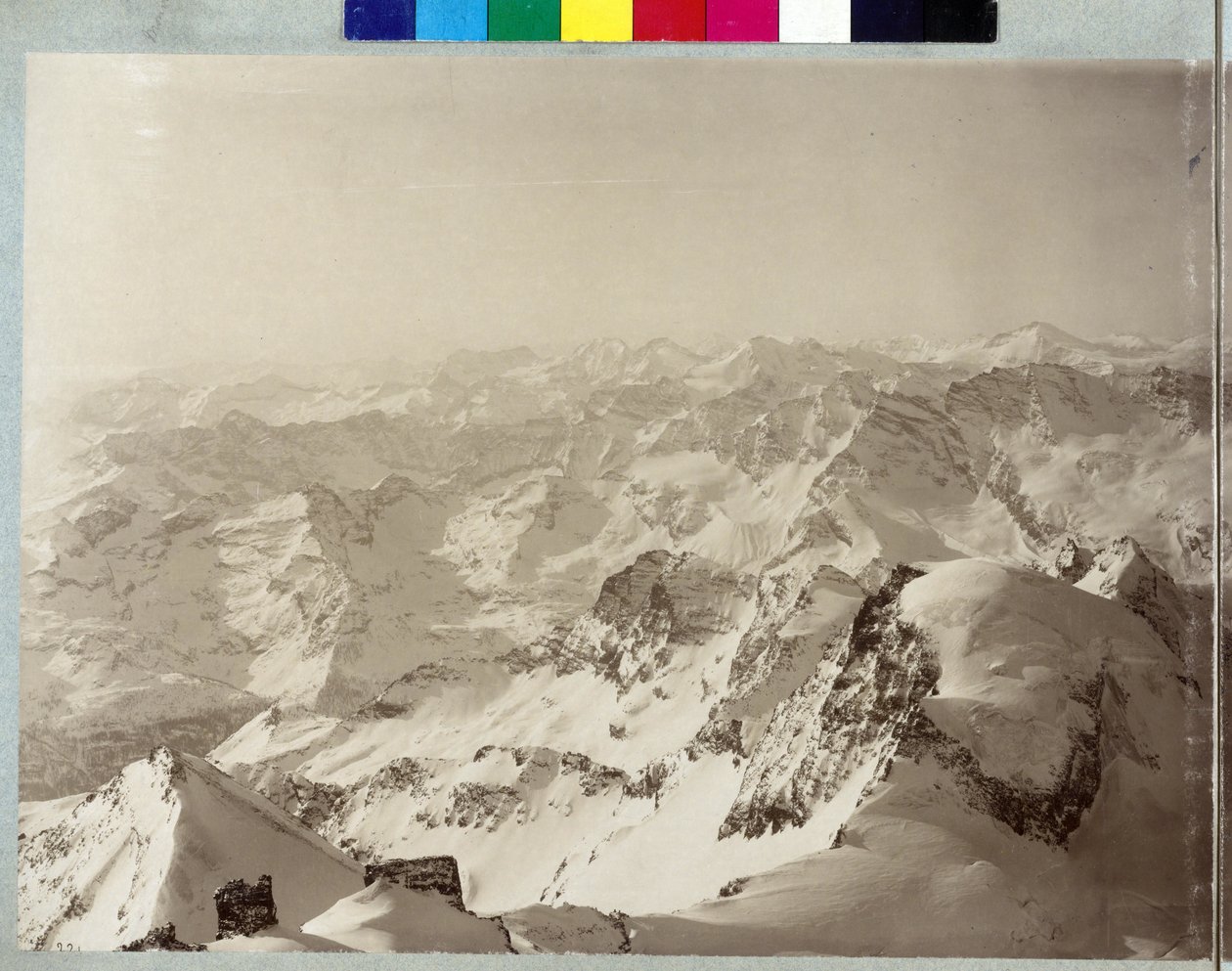 Panorama delle Alpi da Vittorio Sella