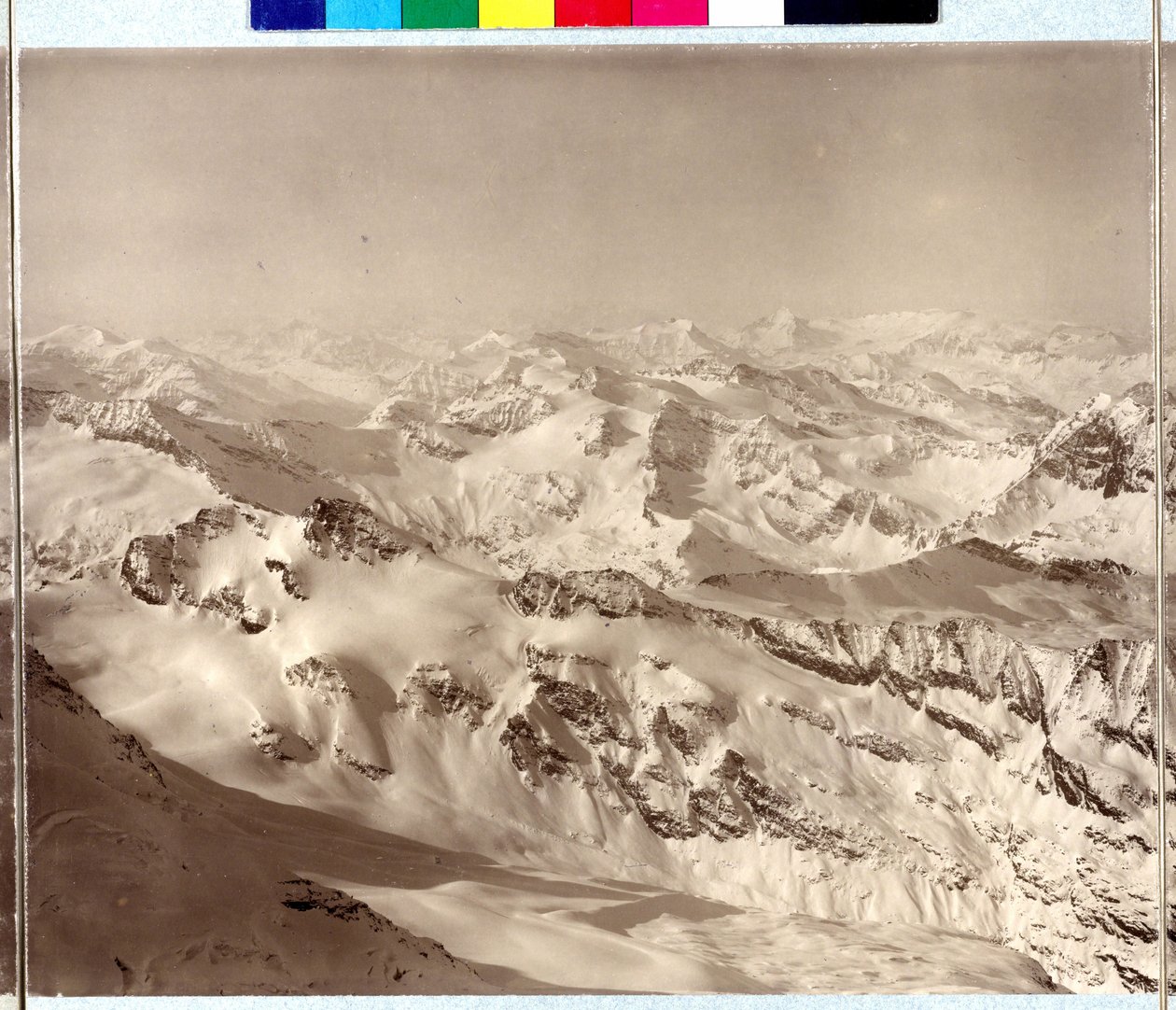 Panorama delle Alpi da Vittorio Sella