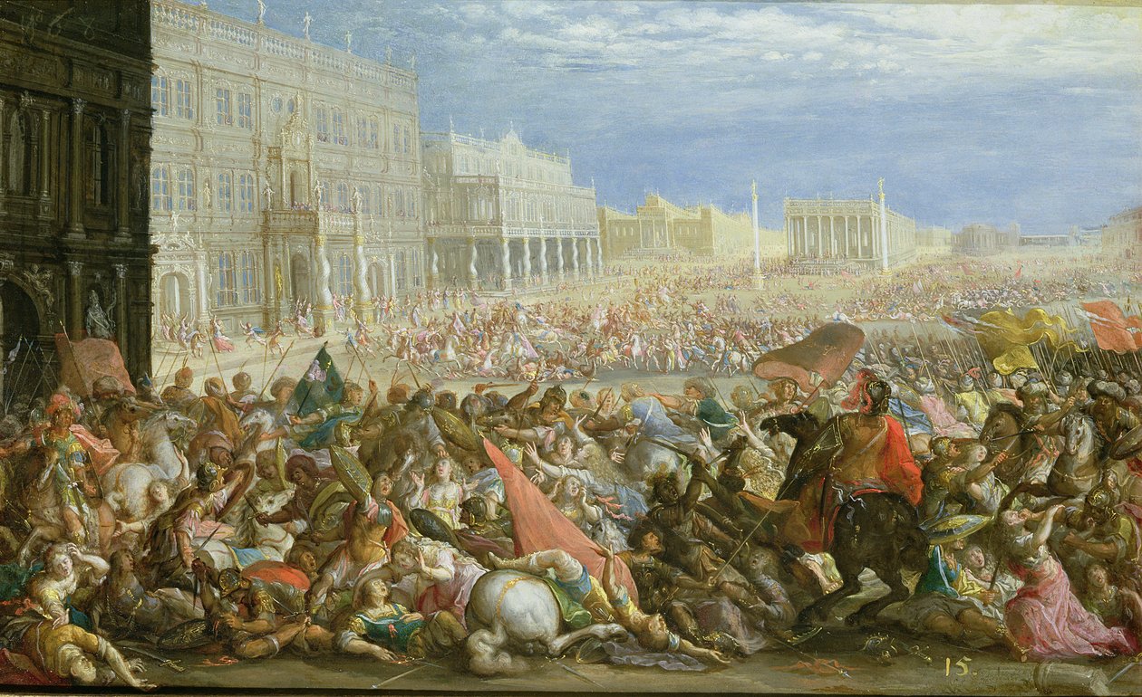 Il sacco dei francesi da Vitus Heinrich