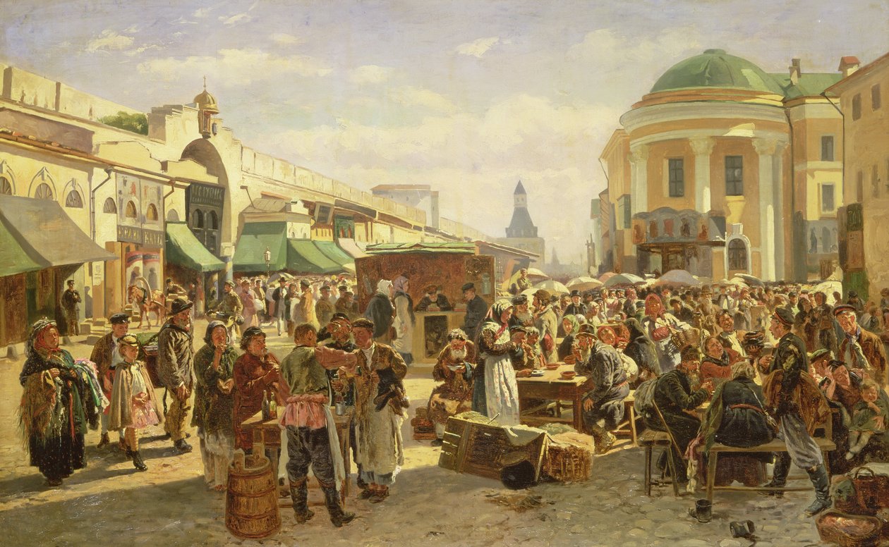 La fiera del paese da Vladimir Egorovic Makovsky
