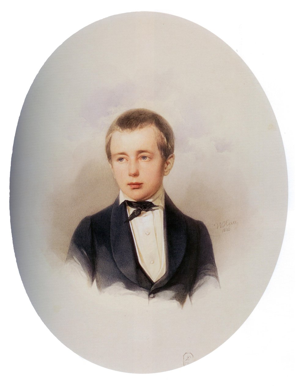 Ritratto di Aleksei Musin-Pushkin (1834-1889) da Vladimir Ivanovich Hau