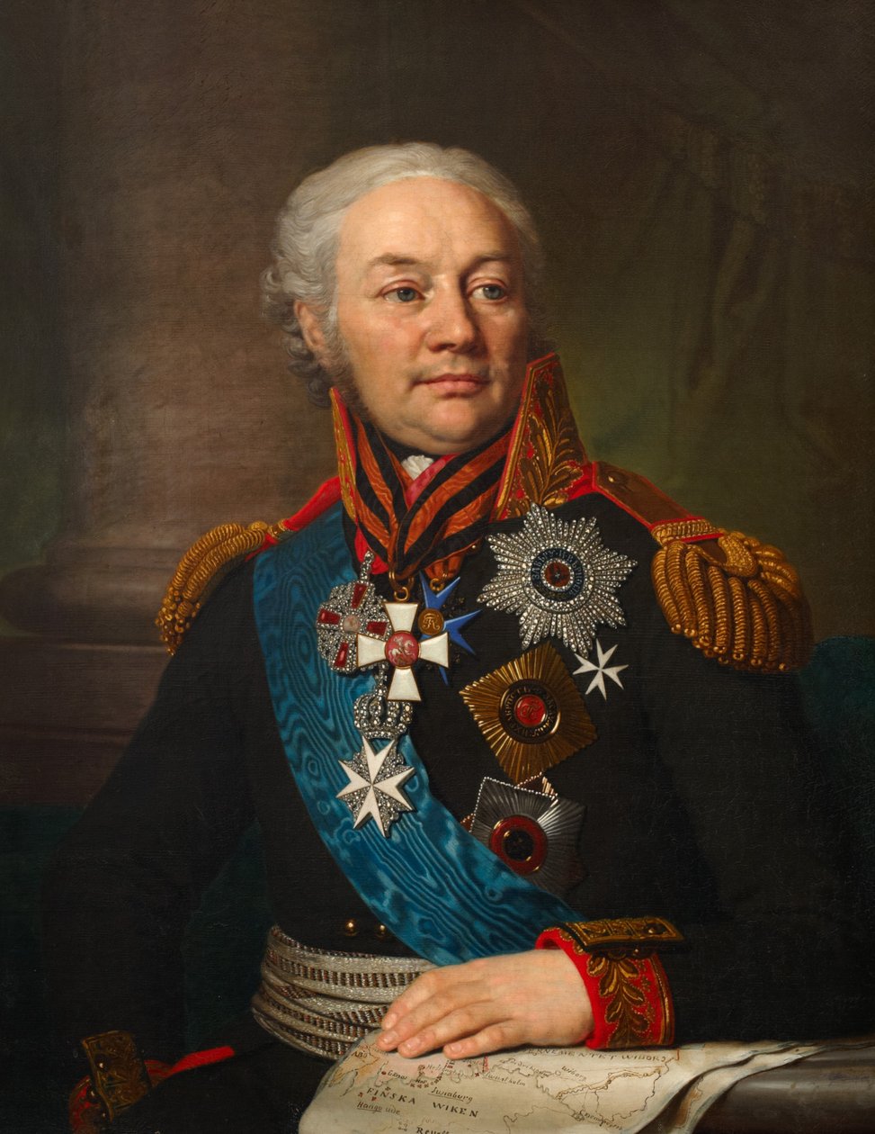 Conte Friedrich von Buxhoeveden, 1809 da Vladimir Lukich Borovikovsky